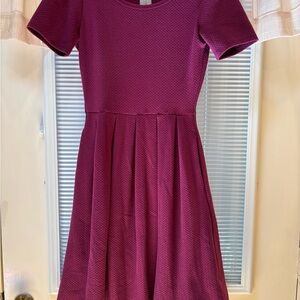 LuLaRoe Purple Textured Dress